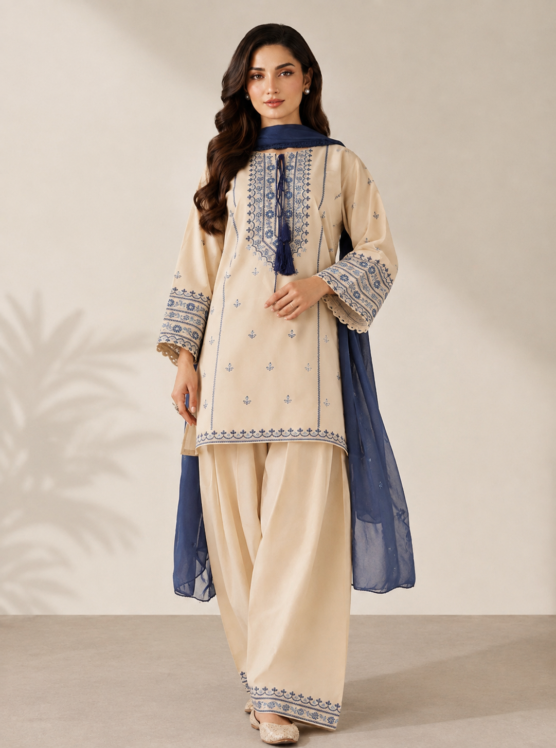 Bella 3PC Summer Embroidered Dress