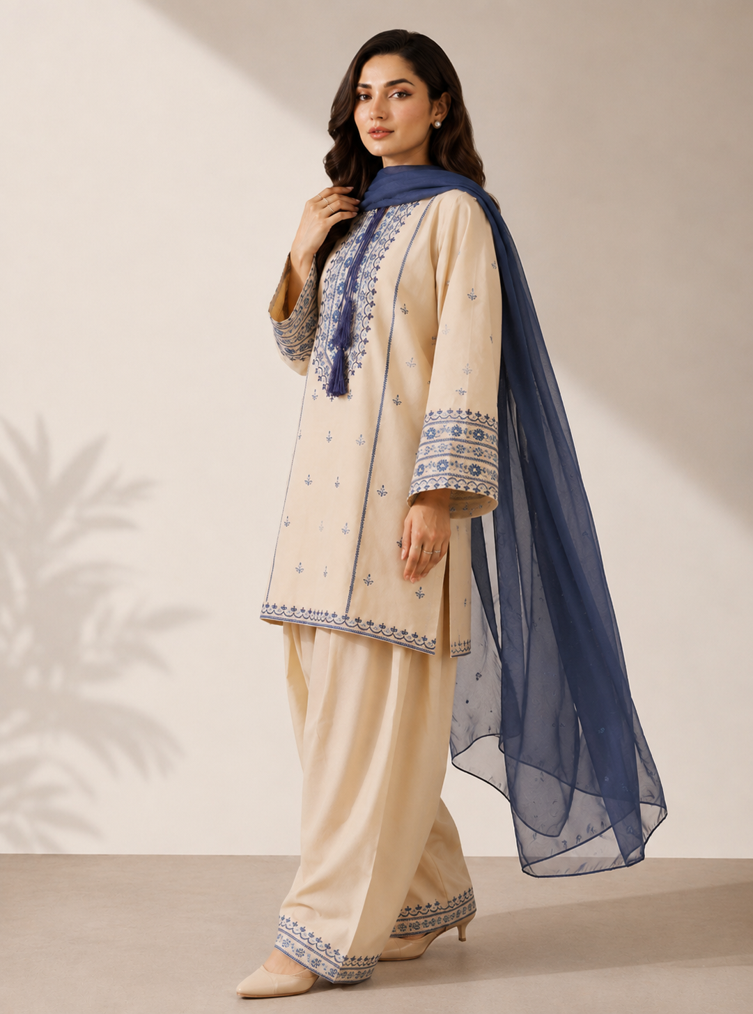 Bella 3PC Summer Embroidered Dress