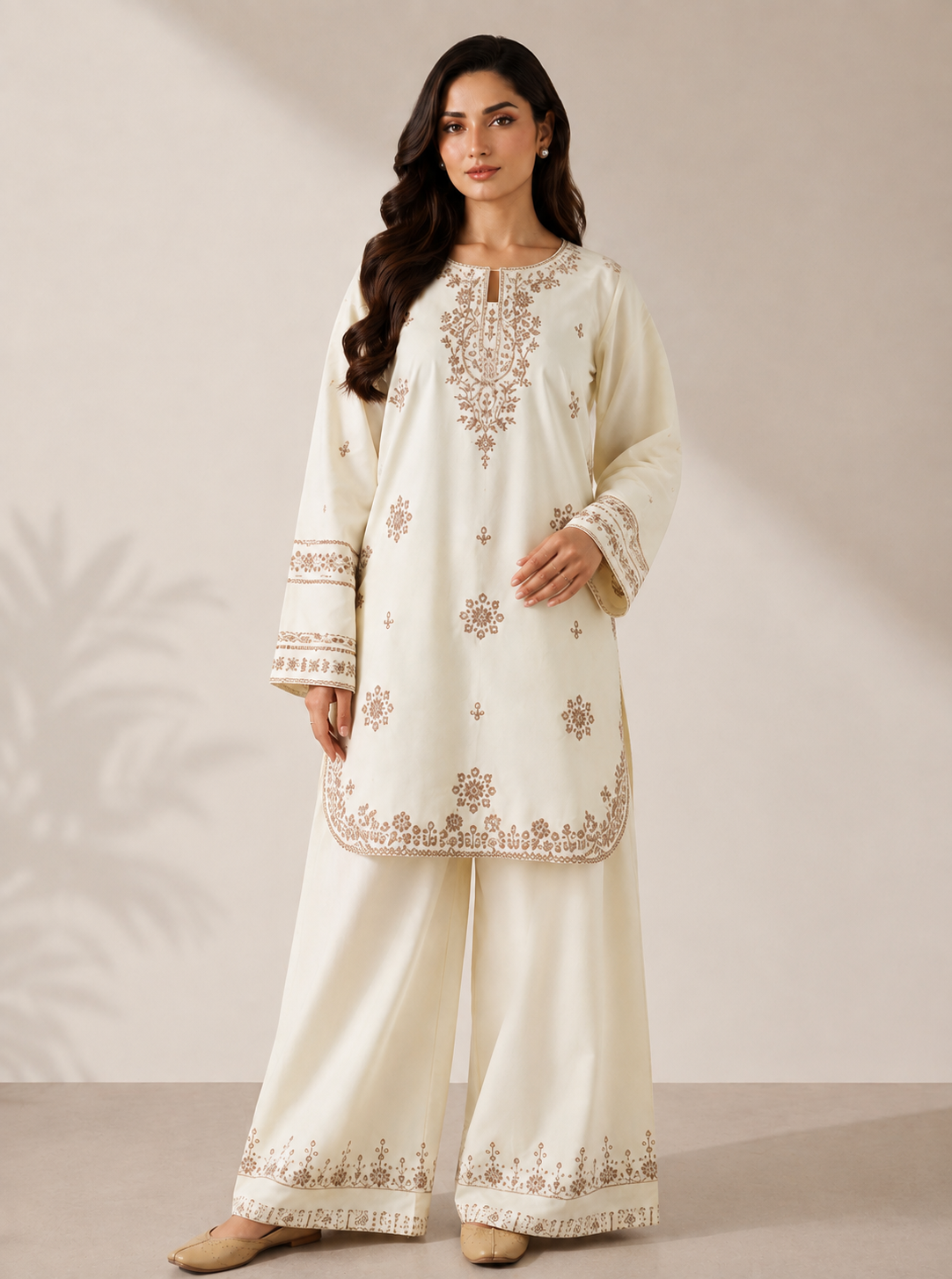 Stella 2PC Summer Embroidered Dress