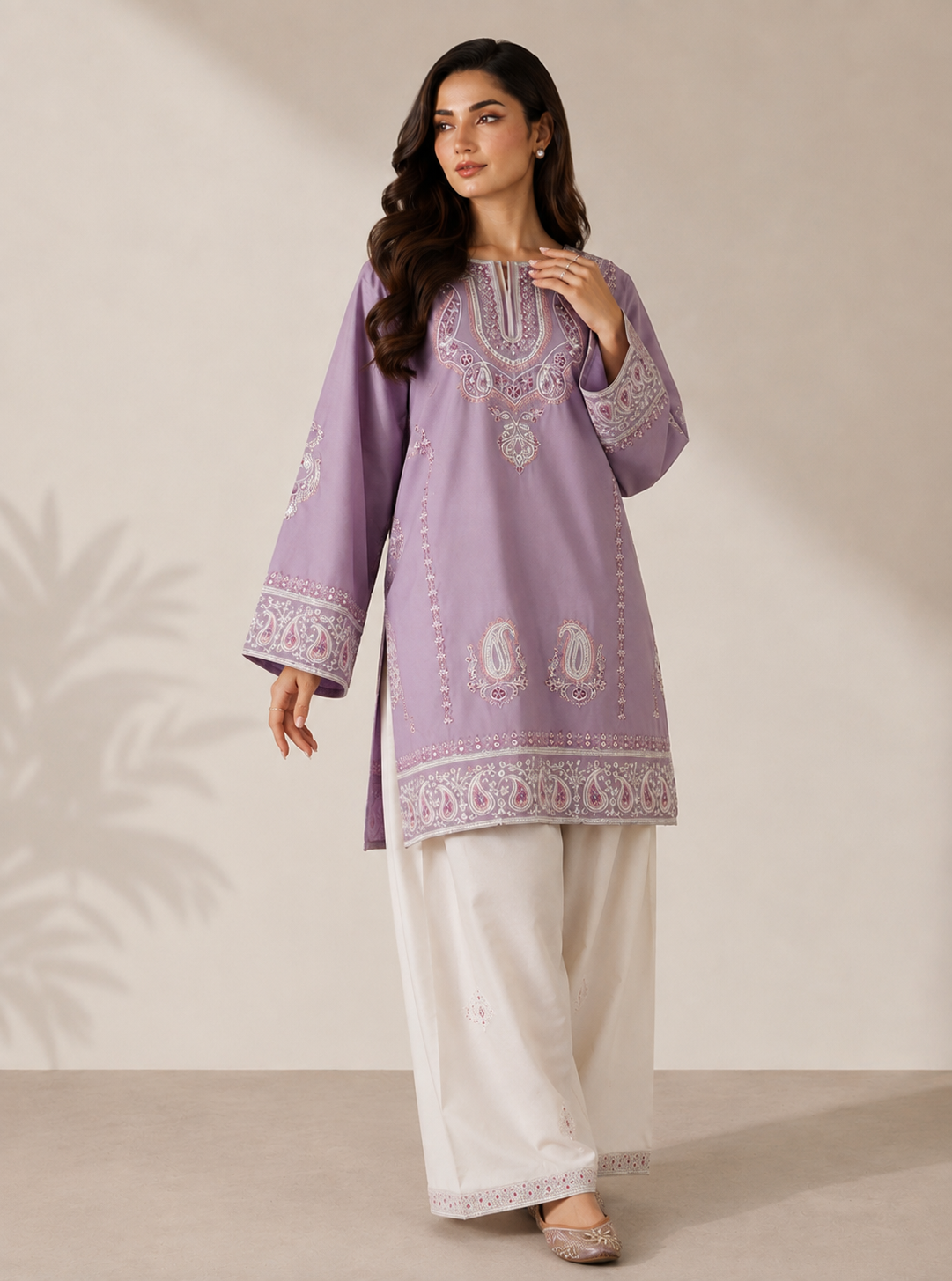 Jade 2PC Summer Embroidered Dress