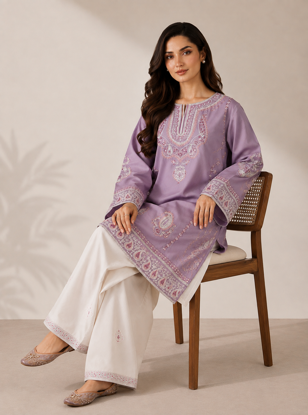 Jade 2PC Summer Embroidered Dress