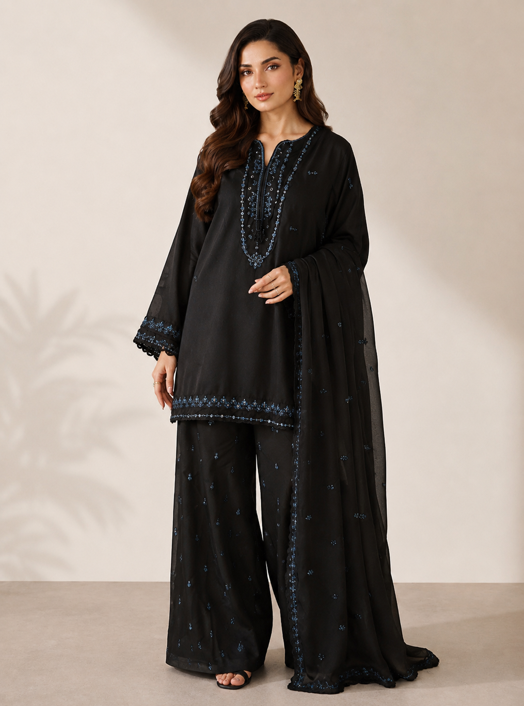 Emilia 3PC Summer Embroidered Dress