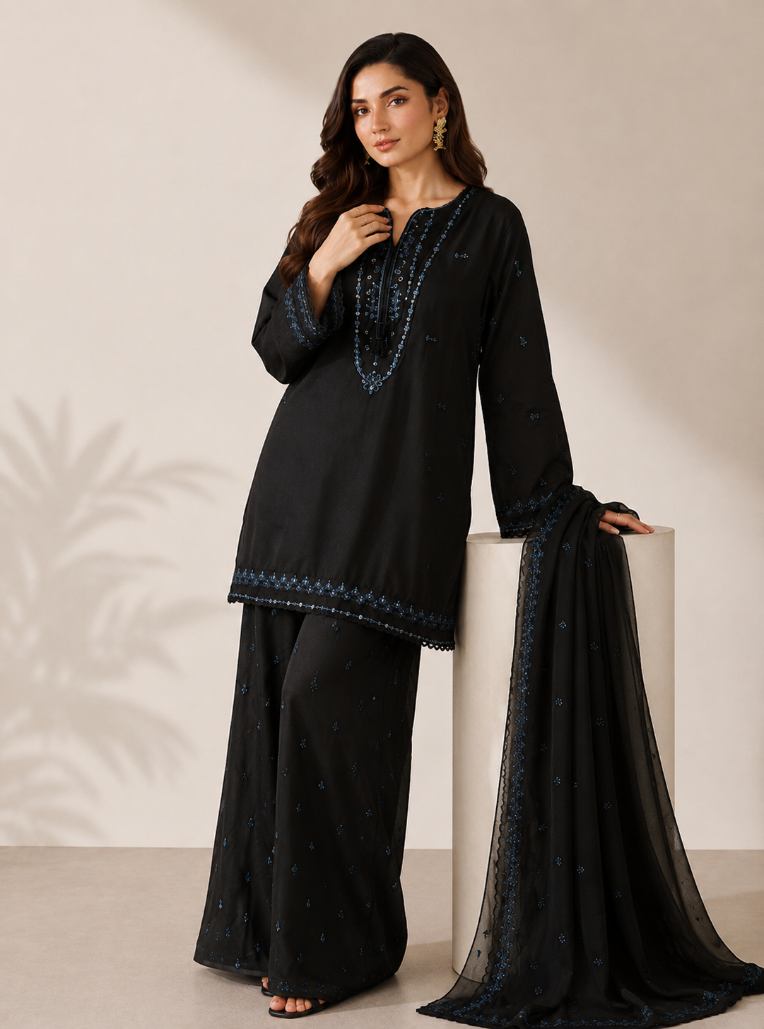 Emilia 3PC Summer Embroidered Dress