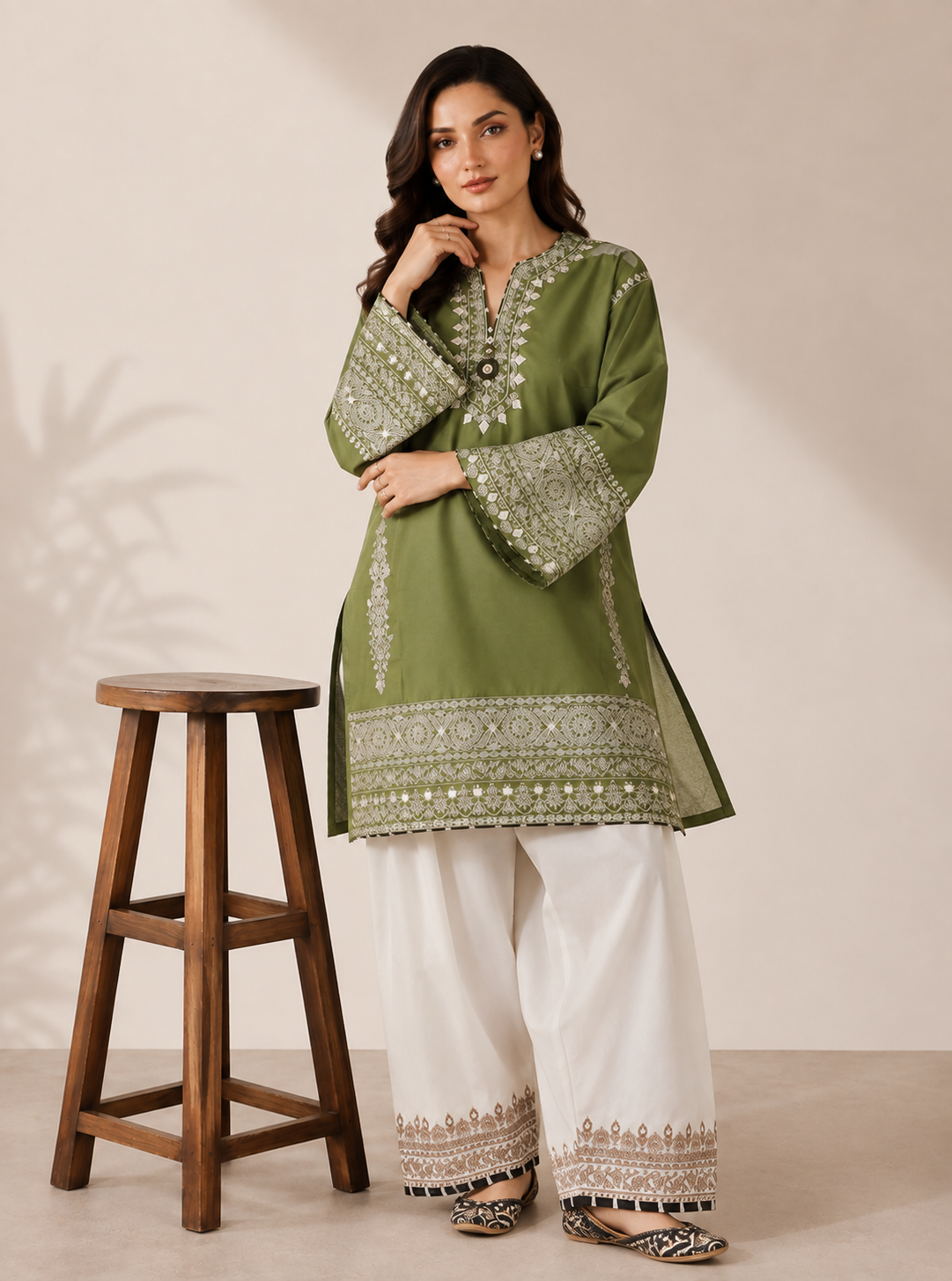 Evelyn 2PC Summer Embroidered Dress