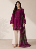 Violet 3PC Summer Embroidered Dress
