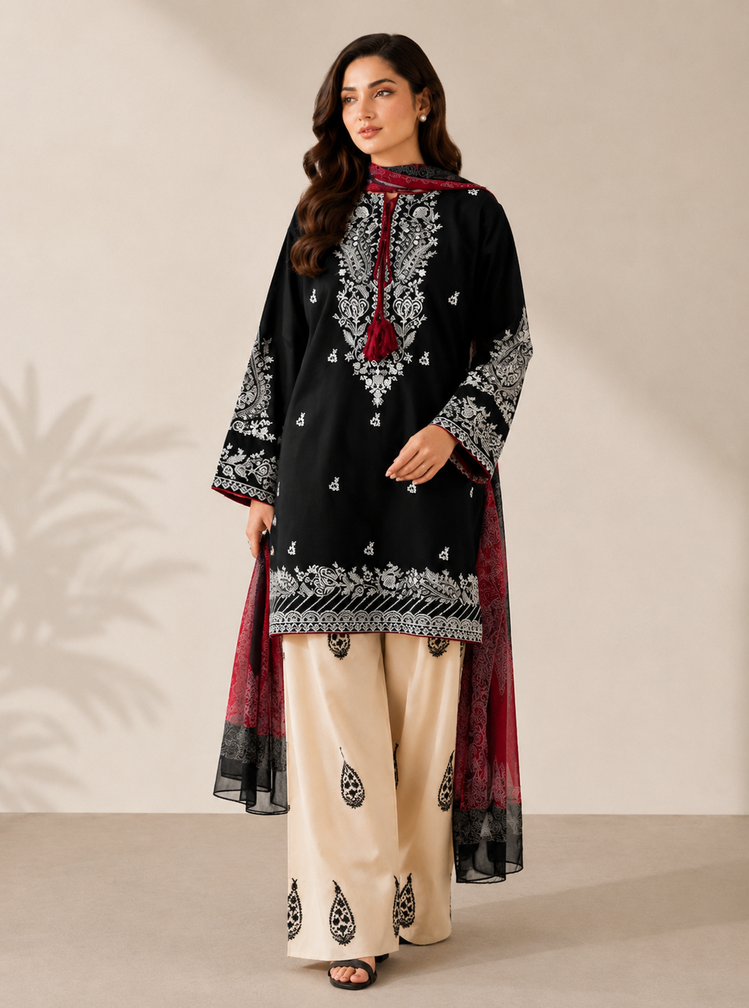 Alice 3PC Embroidered Dress