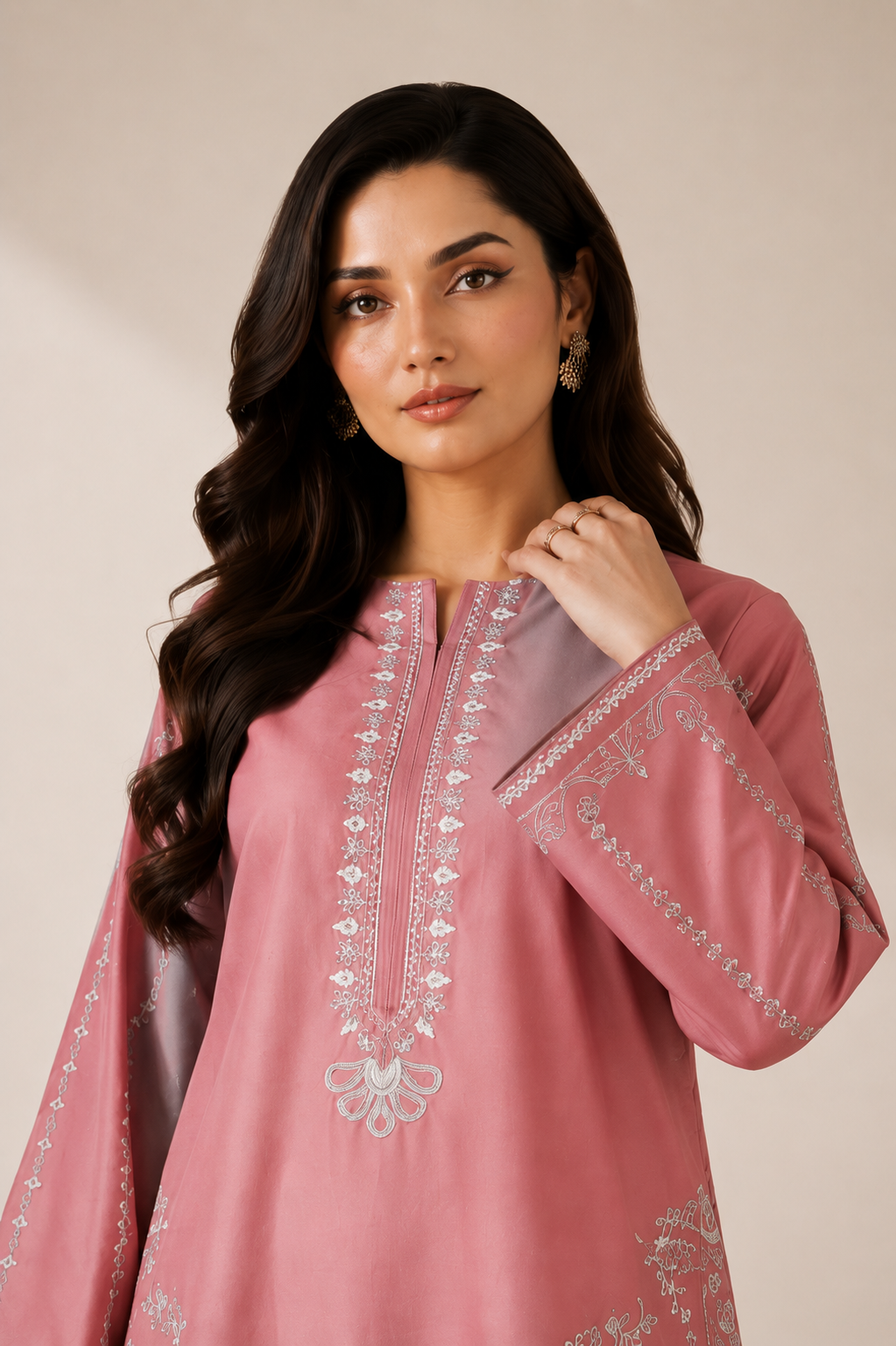 Naqsh 2PC Summer Embroidered Dress