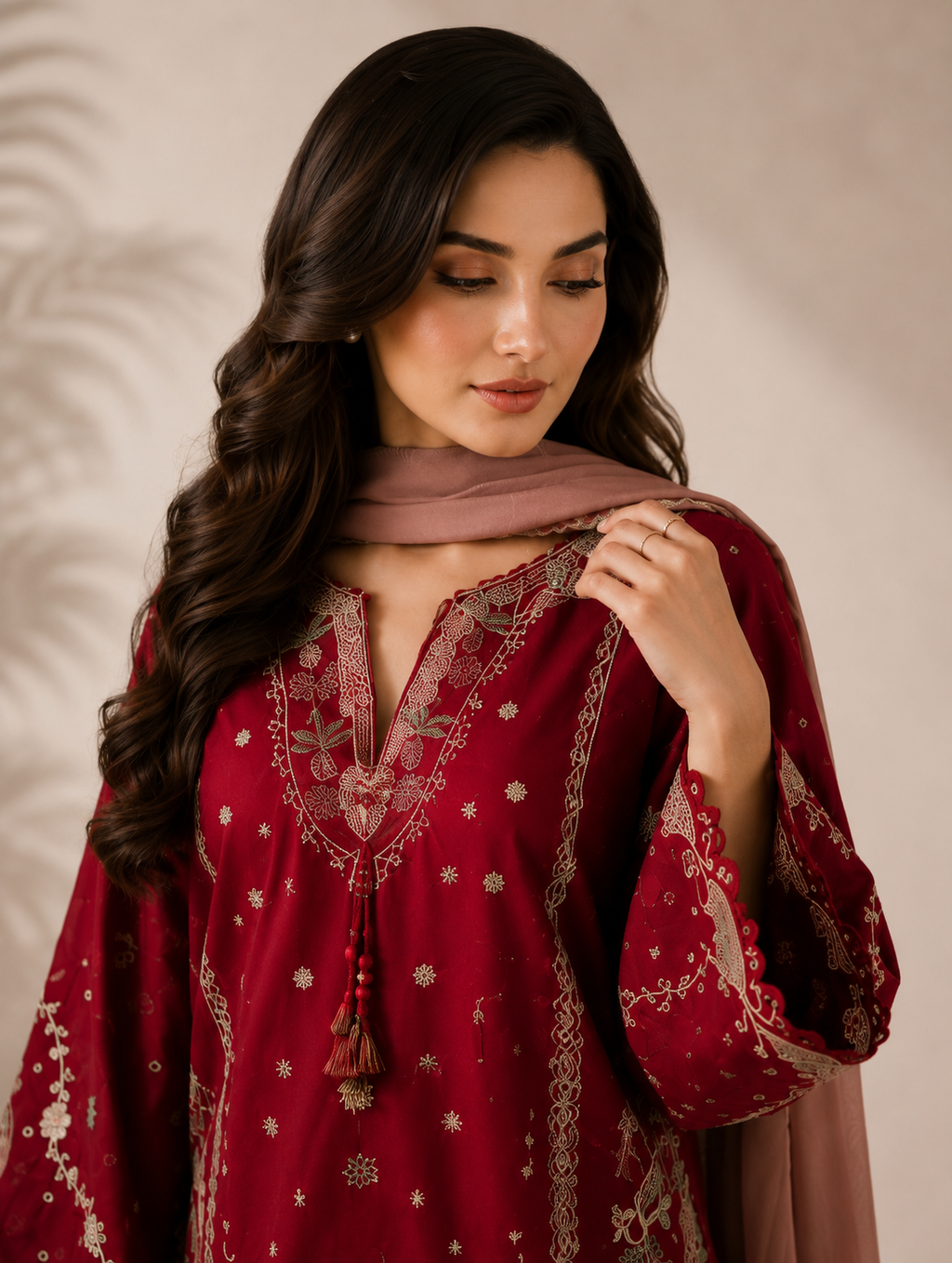 Naaz 3PC Summer Embroidered Dress