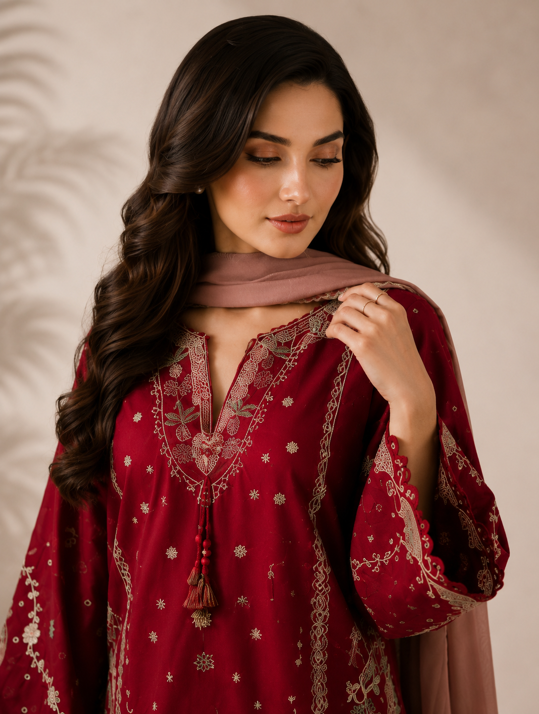Naaz 3PC Summer Embroidered Dress